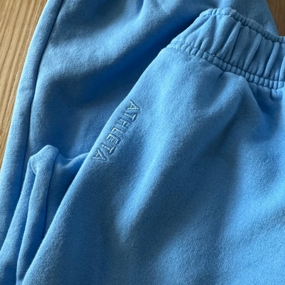ATHLETA Blue Drawstring Sweatpants-size Small, NWOT! - Picture 2 of 4